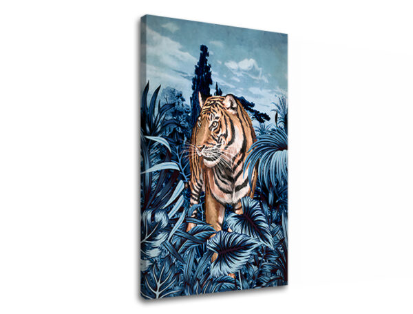 Obraz na plátne TIGER V PRÍRODE 001 - malovanie podla cisel